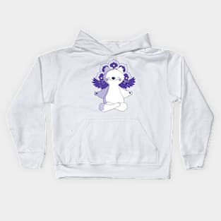 Angel Cat Meditation Kids Hoodie